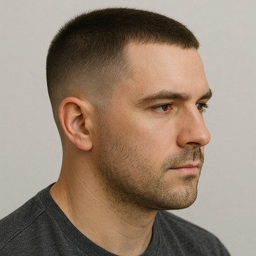 Crew Cut Short Fade Haircut