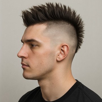 High Fade Mohawk Haircut