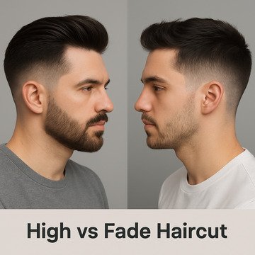 High V Fade Haircut
