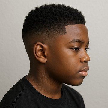 Low Fade Haircut Black Boys