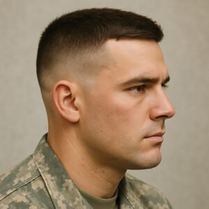 Low Fade Military Haircut