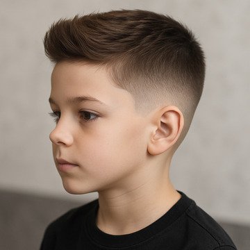 Low Taper Blonde Fade Haircut