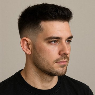Mid Fade Haircut Men