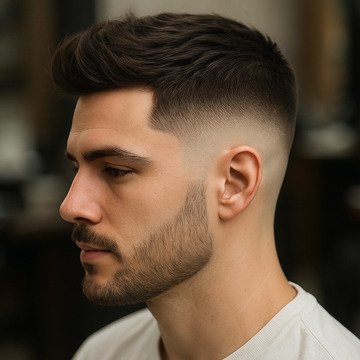 Mid Fade Men’s Haircut
