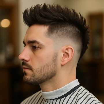 Mohawk Taper Low Fade Haircut