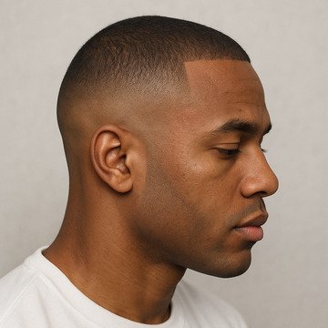 Short Bald Fade Haircut