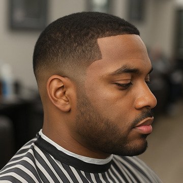 Short Hair Low Fade Haircut Black Man
