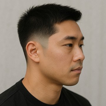 Taper Low Fade Haircut Asian