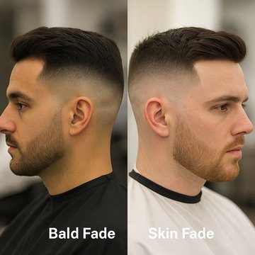 Bald Fade vs. Skin Fade