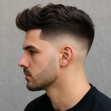 High Burst Fade Haircut