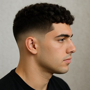 low burst fade haircut