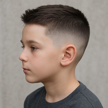 Short Fade Haircut Boys